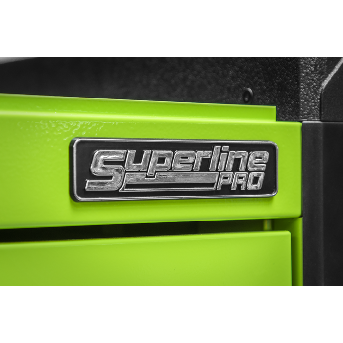 Superline PRO® Push-to-Open Topchest 4 Drawer - Green | APPD4G