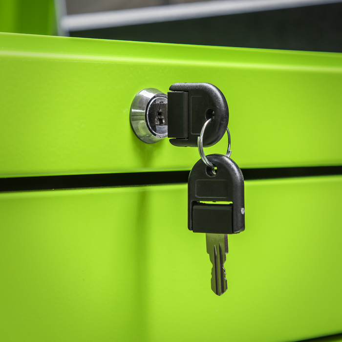 Superline PRO® Push-to-Open Topchest 4 Drawer - Green | APPD4G