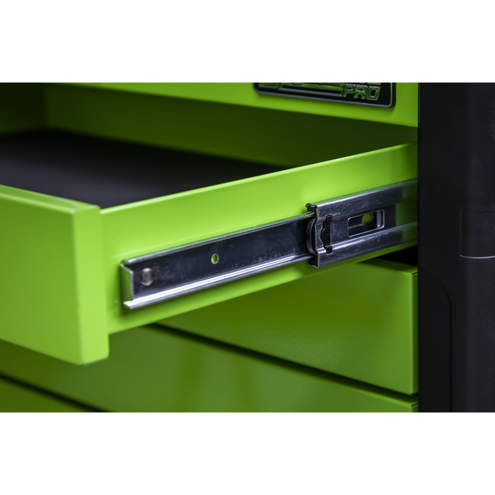 Superline PRO® Push-To-Open Topchest & Rollcab Combination 11 Drawer - Green | APPDSTACKG