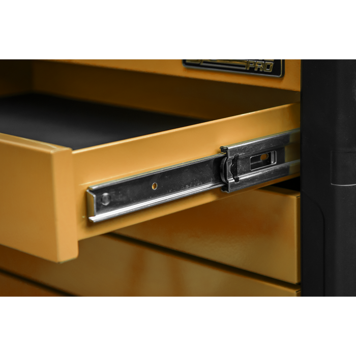 Superline PRO® Push-To-Open Topchest & Rollcab Combination 11 Drawer - Orange | APPDSTACKO