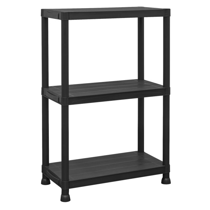 Plastic Racking Unit with 3 Shelves 25kg Capacity Per Level | APPR3