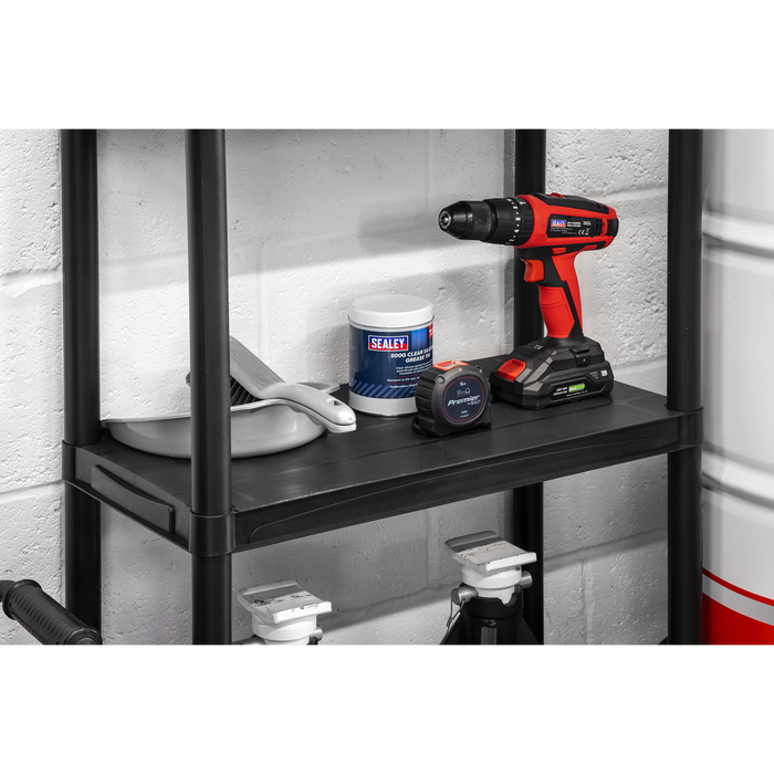Plastic Racking Unit with 5 Shelves 25kg Capacity Per Level | APPR5