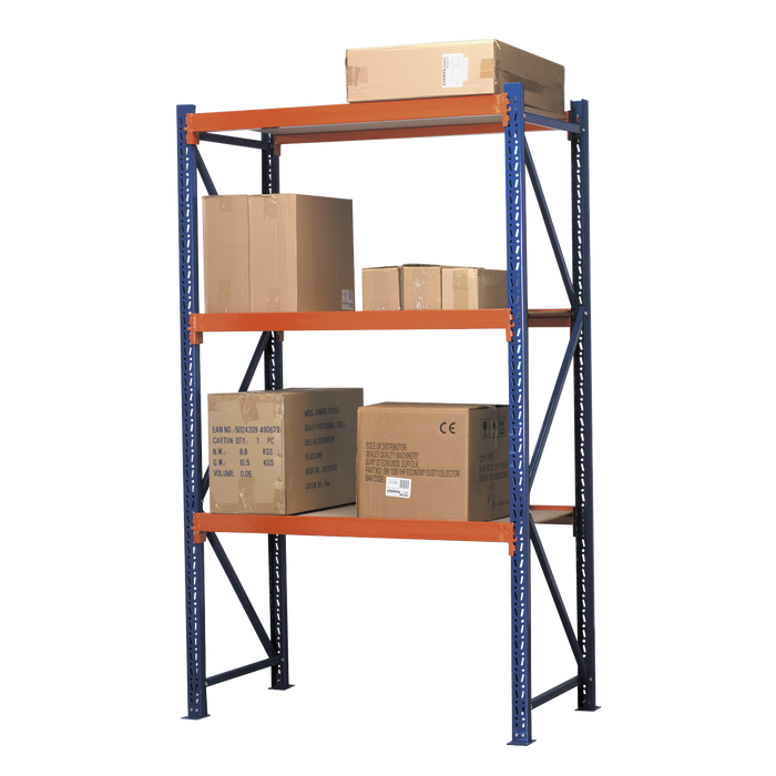 Heavy-Duty Shelving Unit with 3 Beam Set 900kg Capacity Per Level | APR2701