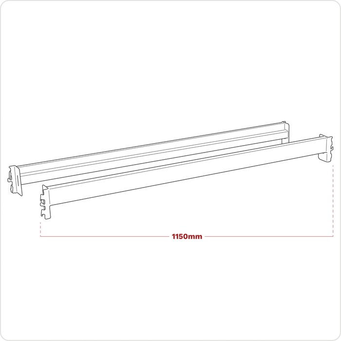 1090mm Cross Beam 900kg Capacity - Pair | APRB1152