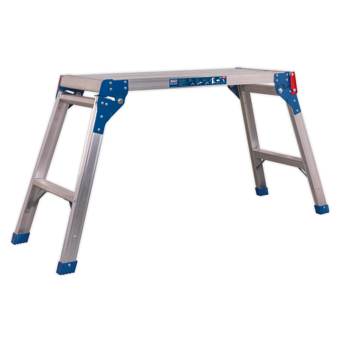 Aluminium 2-Tread Folding Platform - EN 131-4 | APS2E