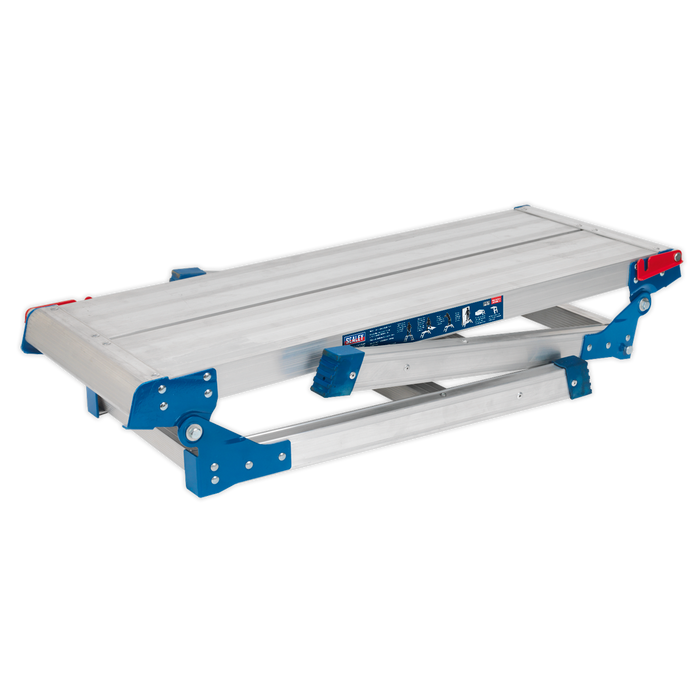 Aluminium 2-Tread Folding Platform - EN 131-4 | APS2E