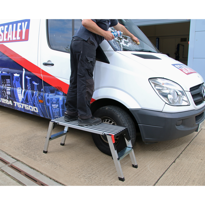 Aluminium 2-Tread Folding Platform - EN 131-4 | APS2