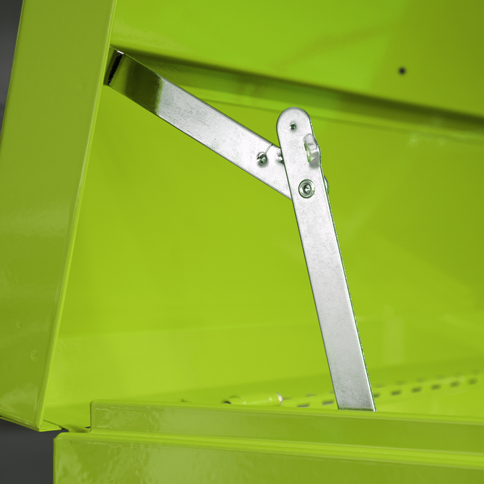 Superline PRO® Topchest, Mid-Box Tool Chest & Rollcab Combination 14 Drawer - Green | APSTACKTHV