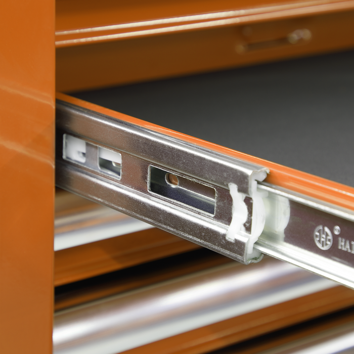Superline PRO® Topchest, Mid-Box Tool Chest & Rollcab Combination 14 Drawer - Orange | APSTACKTO