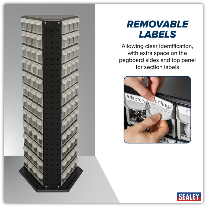 Rotating Storage Cabinet System 144 Drawer | APTT144
