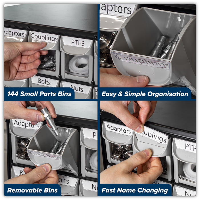 Rotating Storage Cabinet System 144 Drawer | APTT144