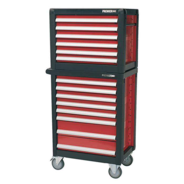 Premier™ Topchest & Rollcab Combination 14 Drawer with 1233pc Tool Kit | APTTC02