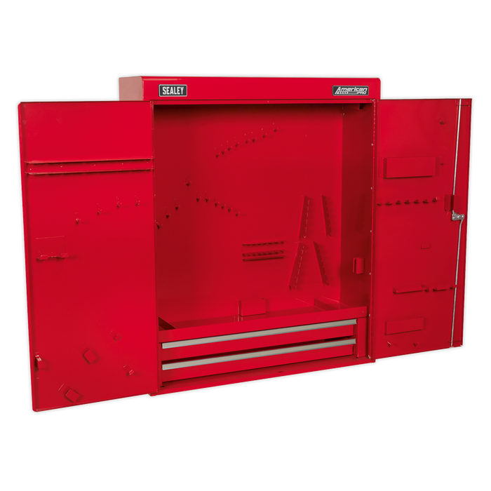American PRO® Wall Mounting Tool Cabinet with 2 Drawers | APW750