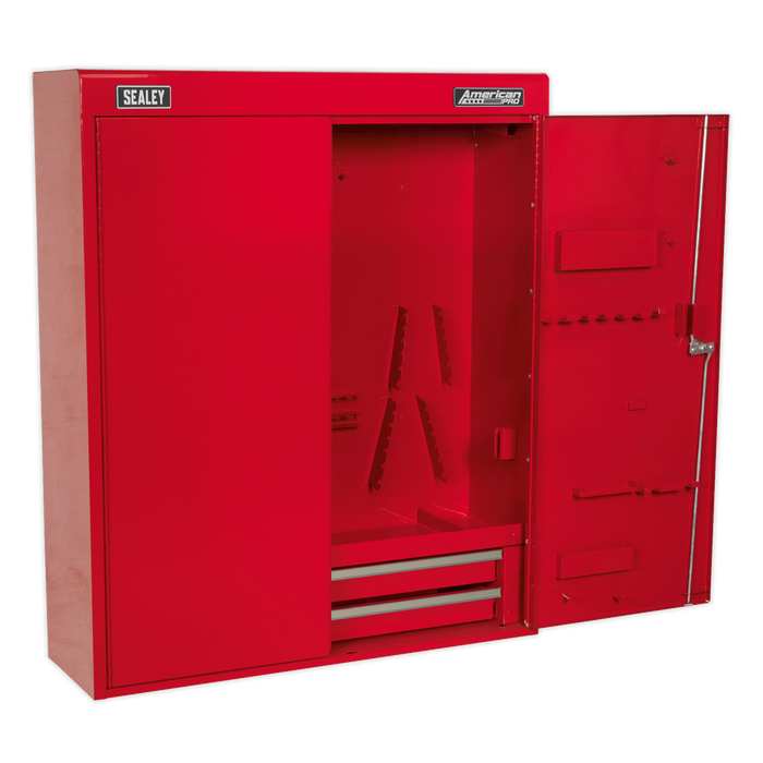 American PRO® Wall Mounting Tool Cabinet with 2 Drawers | APW750