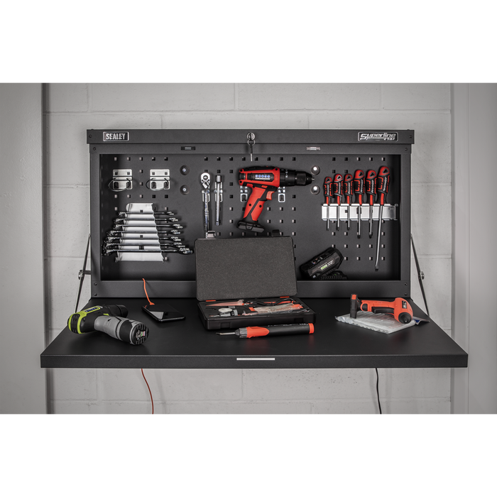 Superline PRO® Wall Mounting Foldable Workbench 900mm | APWMW01