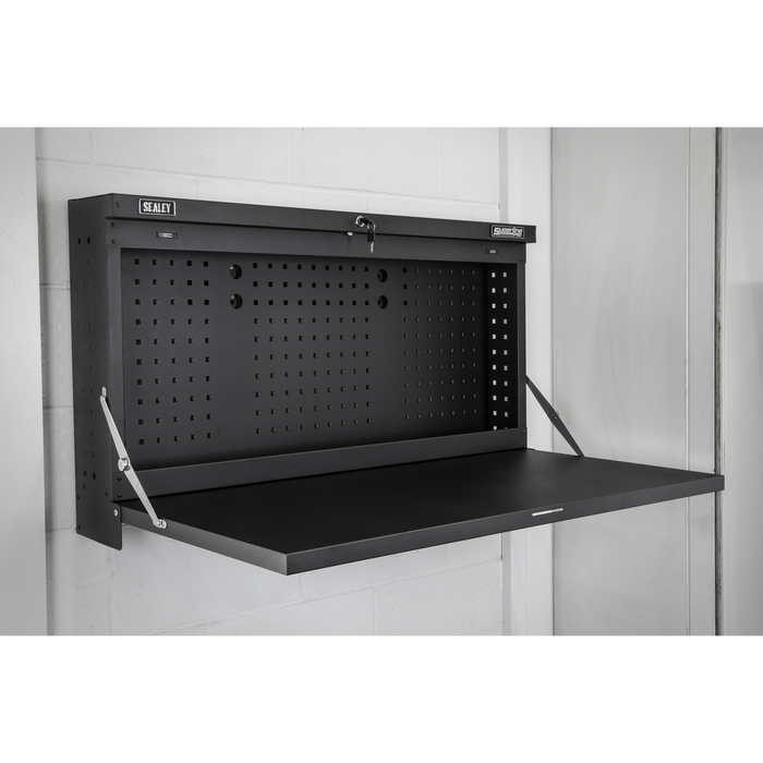 Superline PRO® Wall Mounting Foldable Workbench 1100mm | APWMW02
