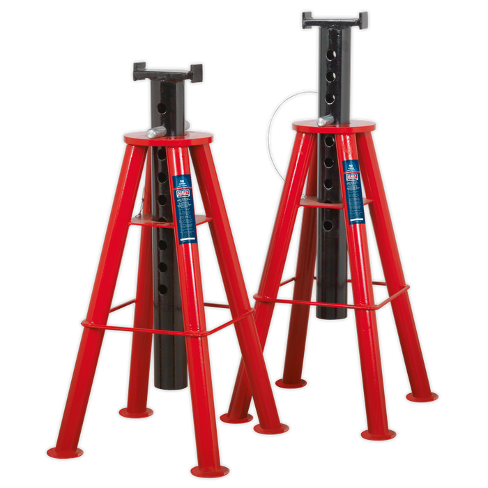 Premier Axle Stands (Pair) 10 Tonne Capacity per Stand High Level | AS10H