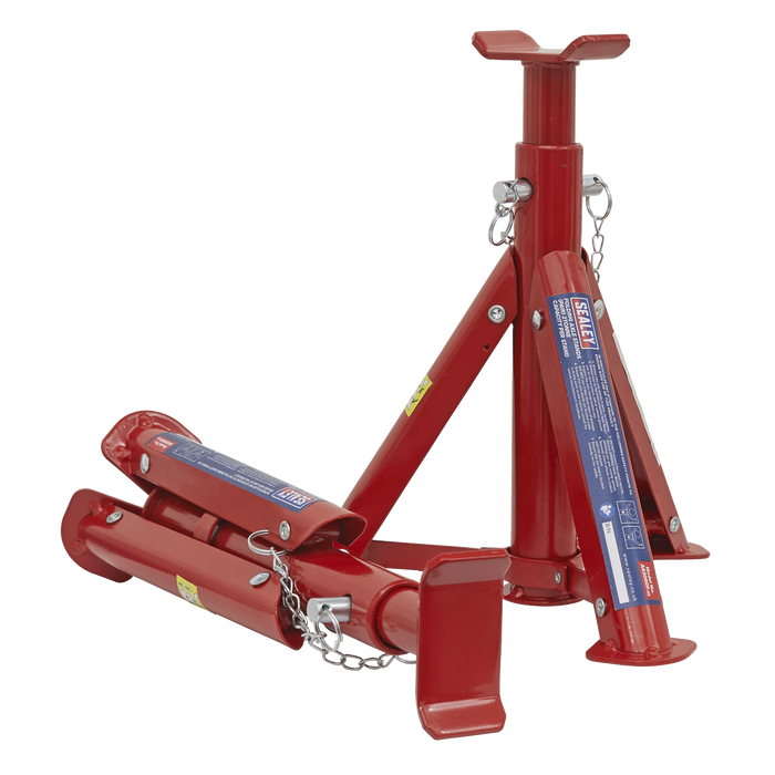 Folding Type Axle Stands (Pair) 2 Tonne Capacity per Stand | AS2000F