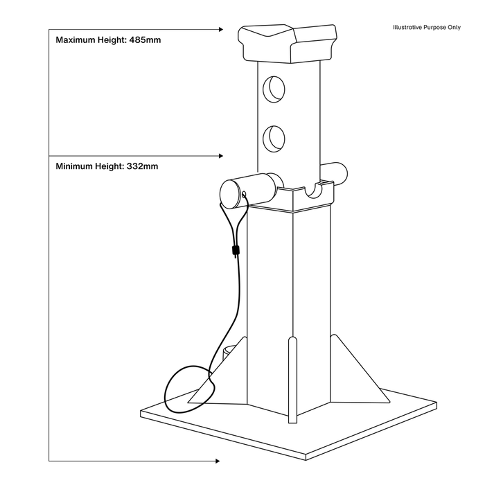 Premier Axle Stands (Pair) 20 Tonne Capacity per Stand | AS20