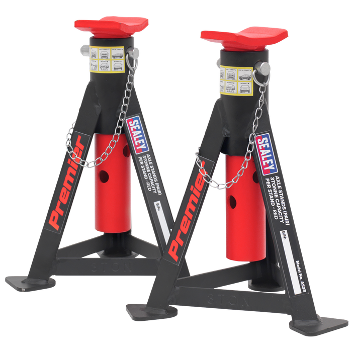 Trolley Jack 3 Tonne & Axle Stands (Pair) 3 Tonne per Stand Combo | 3040ARCOMBO