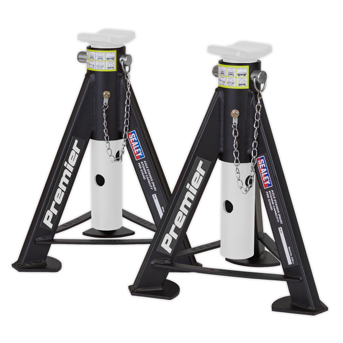 Premier Axle Stands (Pair) 6 Tonne Capacity per Stand - White | AS6