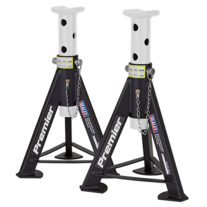 Premier Axle Stands (Pair) 6 Tonne Capacity per Stand - White | AS6