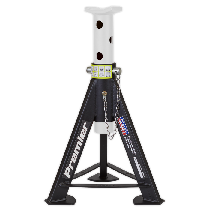 Premier Axle Stands (Pair) 6 Tonne Capacity per Stand - White | AS6