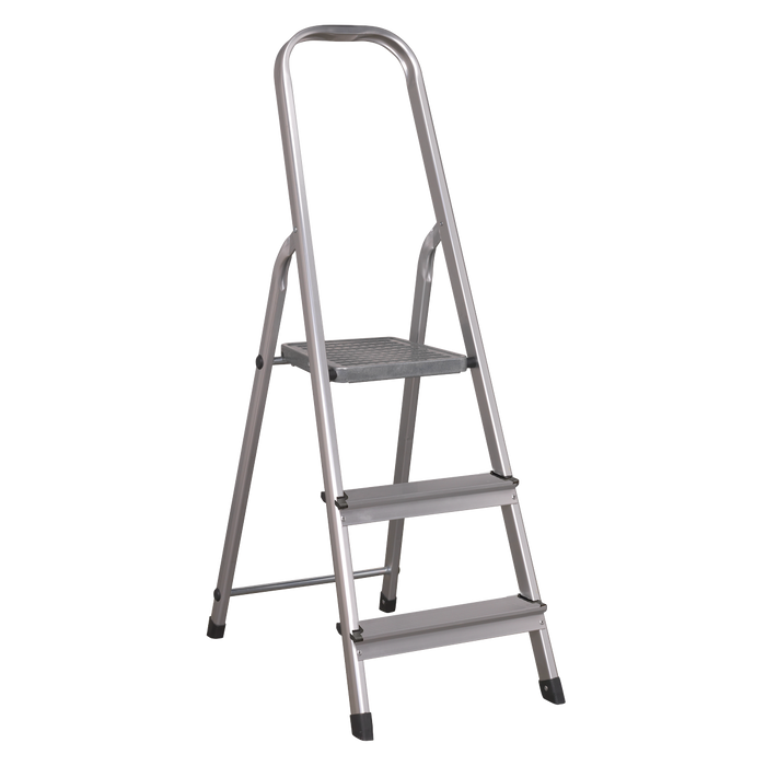 Step Ladder 3-Tread Aluminium - EN 131 | ASL3S