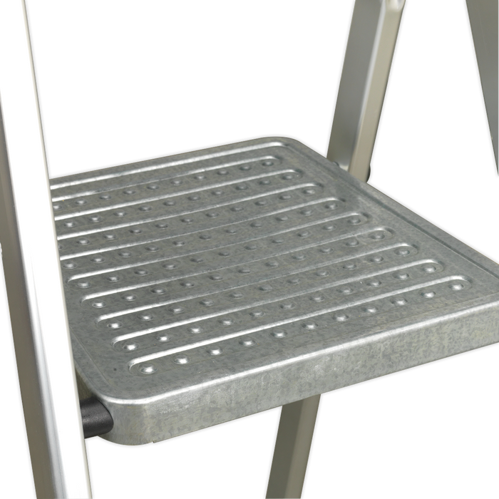 Step Ladder 3-Tread Aluminium - EN 131 | ASL3S