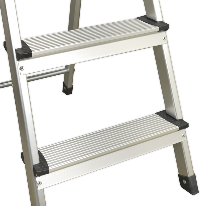 Step Ladder 3-Tread Aluminium - EN 131 | ASL3S