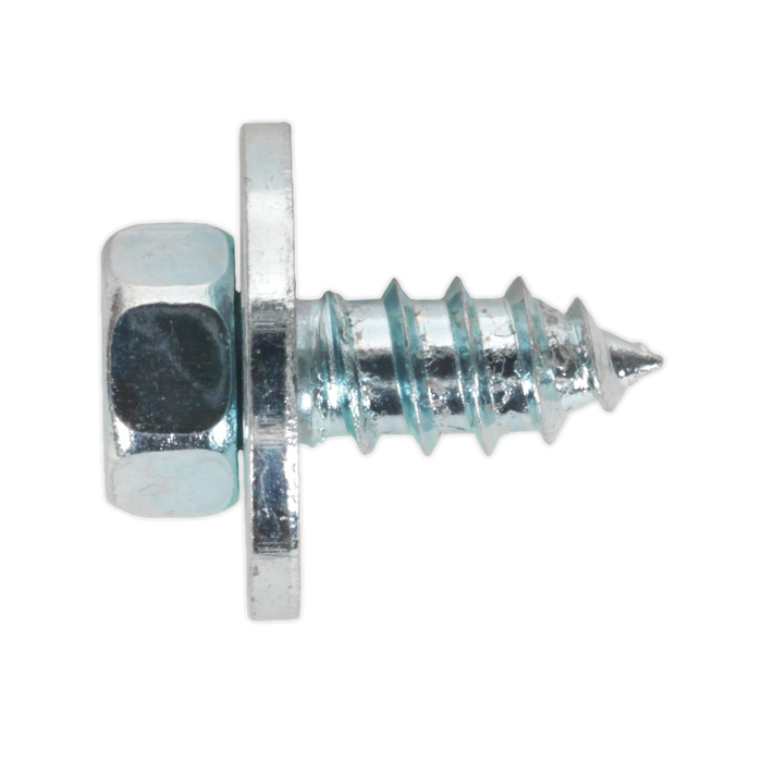 Zinc Plated Acme Screw with Captive Washer M12 x 1/2" - Pack of 50 | ASW121