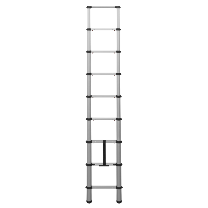 Telescopic Ladder 9-Tread Aluminium - EN 131 | ATL09
