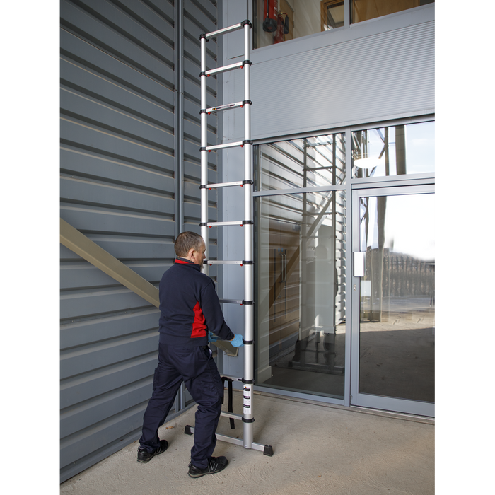 Aluminium Professional Telescopic Ladder 11-Tread - EN 131 | ATL11
