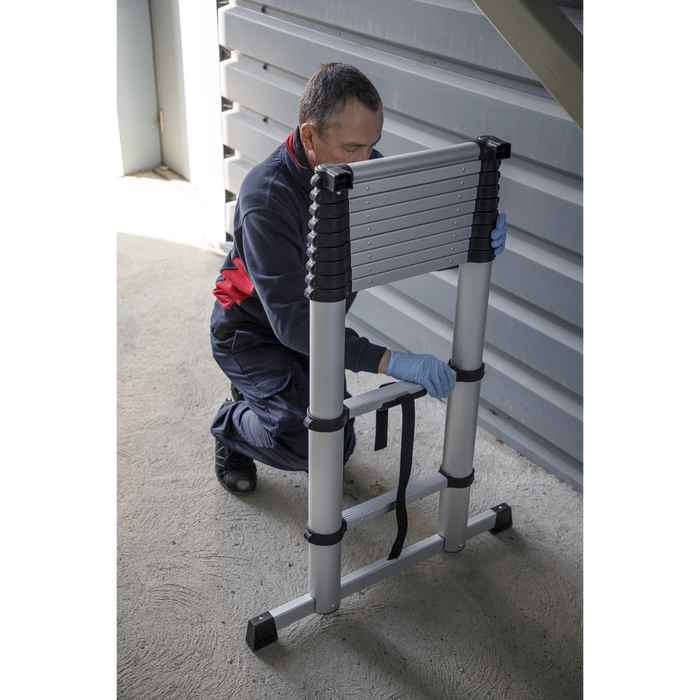 Aluminium Professional Telescopic Ladder 11-Tread - EN 131 | ATL11