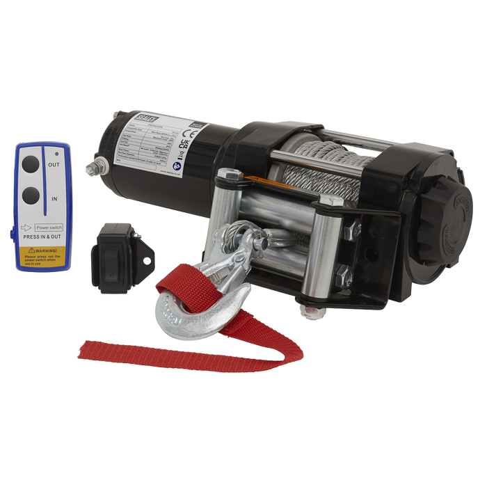 ATV Winch 1000kg Line Pull 12V | ATV1000W