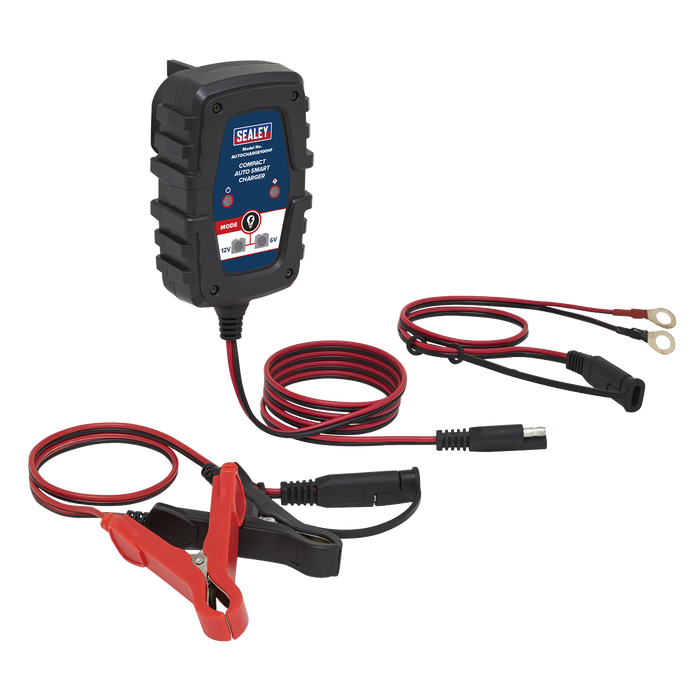 6/12V Compact Smart Trickle Charger & Maintainer 1A | AUTOCHARGE100HF