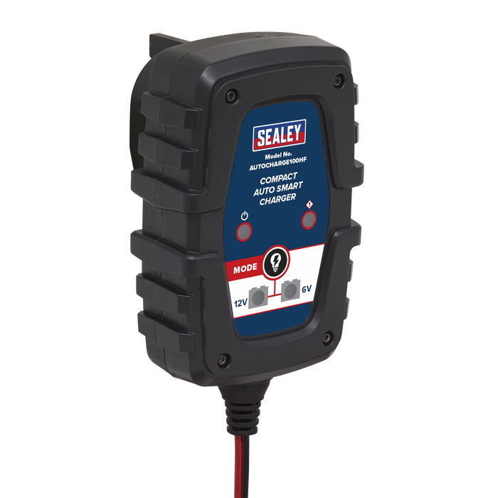 6/12V Compact Smart Trickle Charger & Maintainer 1A | AUTOCHARGE100HF