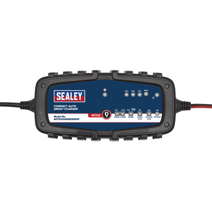 6/12V Compact Auto Smart Charger & Maintainer 2A | AUTOCHARGE200HF