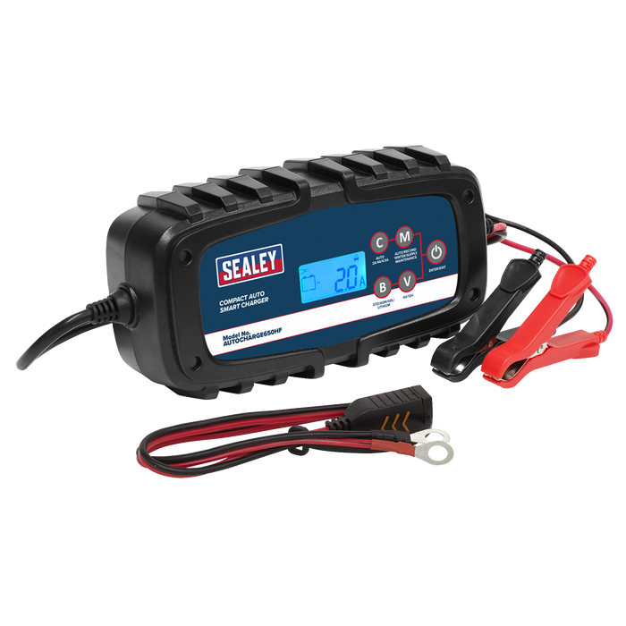 6/12V Compact Auto Smart Charger & Maintainer 6.5A | AUTOCHARGE650HF