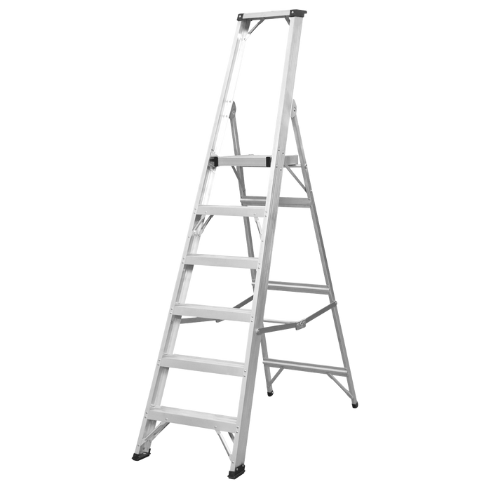 Industrial Step Ladder 6-Tread Aluminium - EN 131 | AXL6