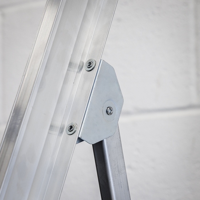 Industrial Step Ladder 8-Tread Aluminium - EN 131 | AXL8