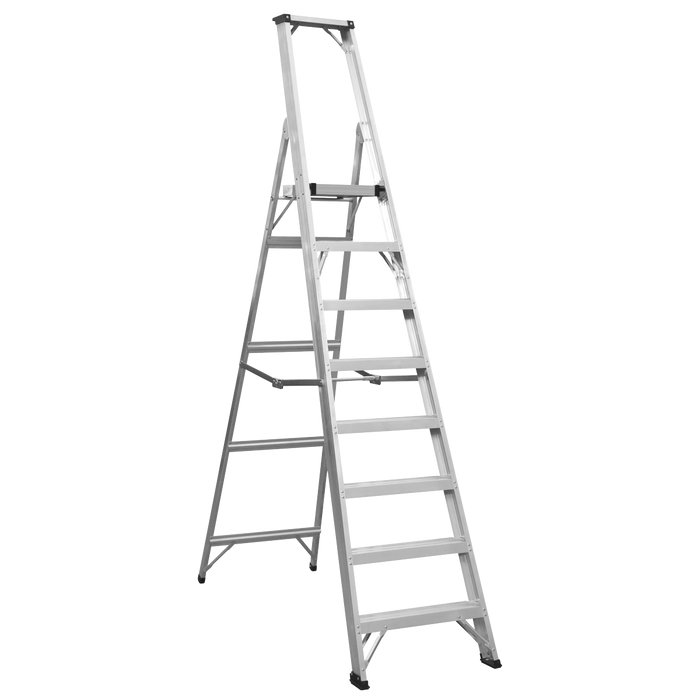 Industrial Step Ladder 8-Tread Aluminium - EN 131 | AXL8