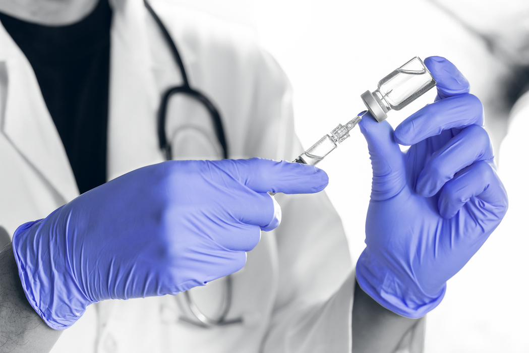 UniGloves Blue Nitrile Examination Gloves Accelerator Free | GM005
