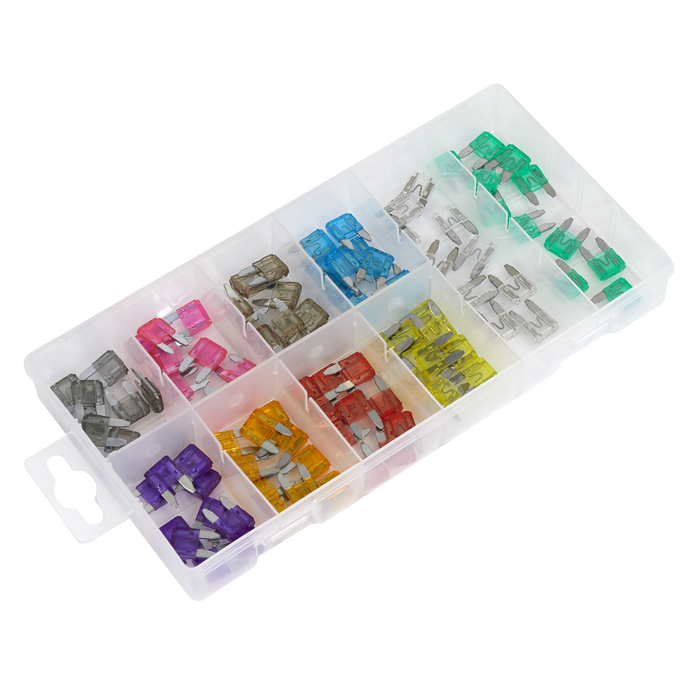 Automotive MINI Blade Fuse Assortment 100pc | BCF100