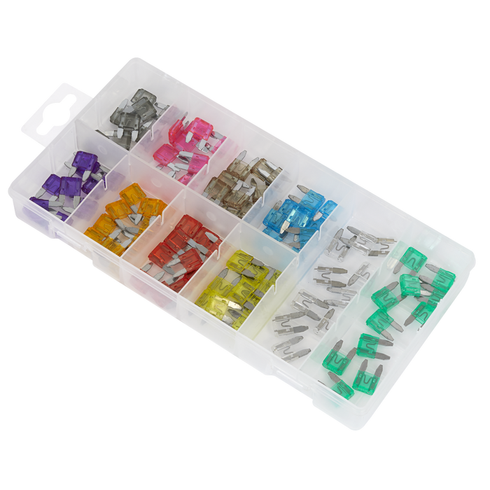 Automotive MINI Blade Fuse Assortment 100pc | BCF100