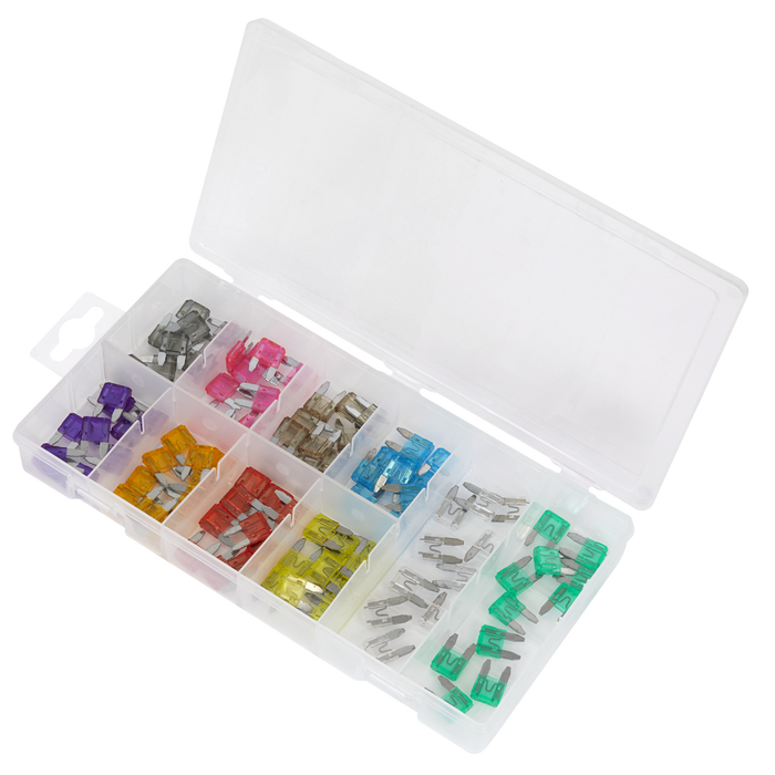 Automotive MINI Blade Fuse Assortment 100pc | BCF100