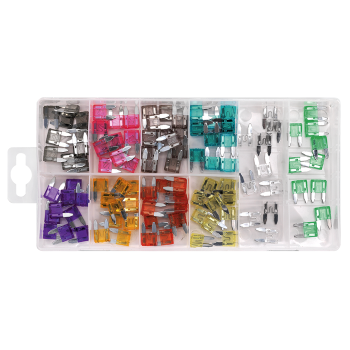 Automotive MINI Blade Fuse Assortment 100pc | BCF100