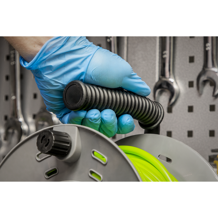 25m Cable Reel with Thermal Trip 4 x 230V - Hi-Vis Green | BCR25G