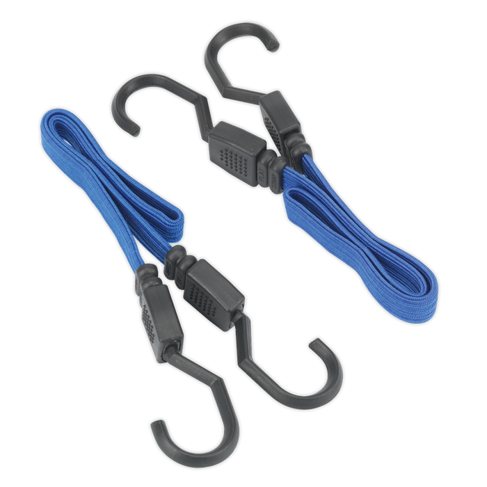 Flat Bungee Cord Set 460mm 2pc | BCS15