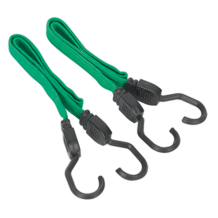 Flat Bungee Cord Set 610mm 2pc | BCS16